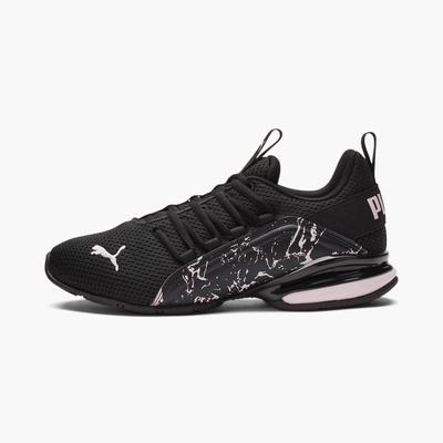 Botasky Puma Axelion Marble Damske Čierne/Ruzove | SK459037