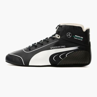 Moto Topanky Puma Mercedes F1 Speedcat Pro B Replica Panske Čierne/Biele | SK208576