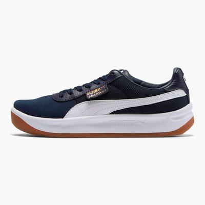 Tenisky Puma California Bežná Panske Námornícka Modrá/Biele/Zlate | SK675819