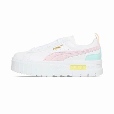 Tenisky Puma Mayze Damske Biele/Lavendel/Zlate | SK680219