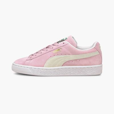Tenisky Puma Suede Classic XXI JR Chlapcenske Ruzove/Biele | SK465391