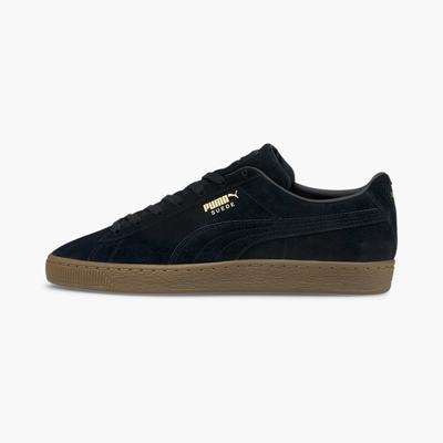 Tenisky Puma Suede Gum Panske Čierne | SK718302