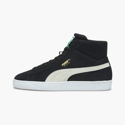 Tenisky Puma Suede Mid XXI Panske Čierne/Biele/Zelene | SK805136