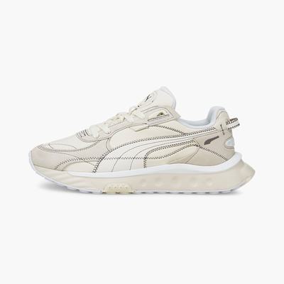 Tenisky Puma Wild Rider Embroidered Panske Biele | SK853649