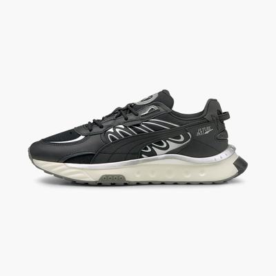 Tenisky Puma Wild Rider Techno Panske Čierne/Strieborne | SK356281