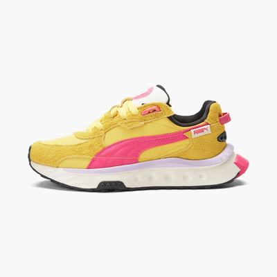 Tenisky Puma Wild Rider Vintage Damske Citrón/Ruzove | SK728139